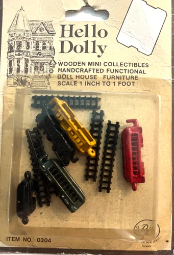 VTG HELLO DOLLY 10 PIECE DIE CAST TRAIN SET-PRICE PRODUCTS TAIWAN-0304-NOS/NIP