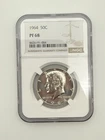 1964 NGC PF68 Kennedy Half Dollar 90% Silver Proof First Year Issue