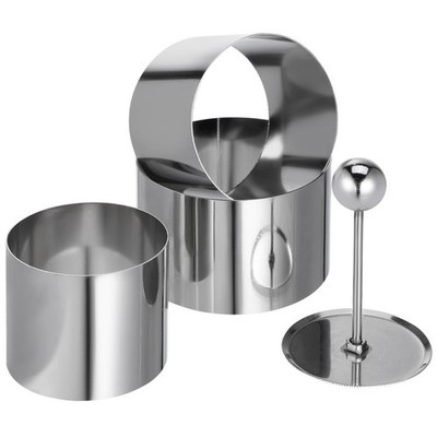 3 Pcs Backform Rund Lasagne Auflaufform Küchengeschirr Aus Edelstahl