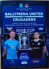 IRISH CUP FINAL   2023            BALLYMENA UNITED v CRUSADERS