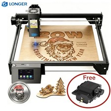 LONGER RAY5 20W Laser Engraver Machine Exclusive 3.5" Touch Screen W/Air Pump US