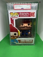Funko Pop! Vinyl: Rudolph the Red-Nosed Reindeer - Yukon Cornelius #07.  PSA 8.5