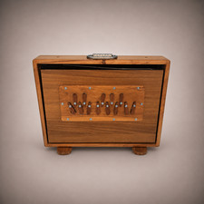 New Professional 13 Notes, Sur Peti, Shruti Box Double Bellow Teak Wood Musical