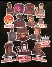 18pcs Steve Harrington Stranger Things Glossy Stickers