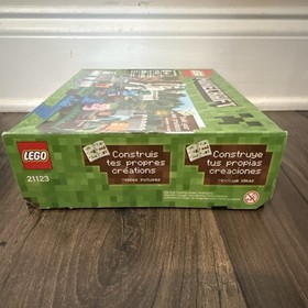 LEGO Minecraft The Iron Golem Set 21123, 208 Pieces, Iron Golem Alex Zombie