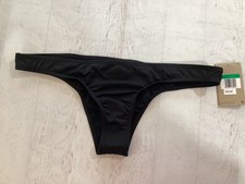 Nike Women's Essentials Cheeky Bikini Bottom Black NESSA219 001 Size Large