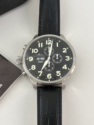 Zeno Watch Basel Super Pilot oversized Left Hand Fullset 55mm