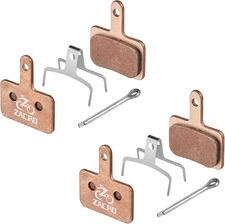 Zacro Bike Brake Pads,Bicycle Disc Pads Fit for Tektro 2 Pairs, Brown