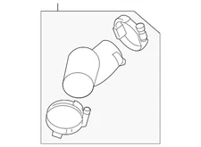 Genuine Hyundai Inter-Cooler Hose 28283-2GTA1