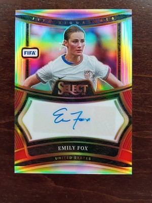 2024-25 Panini Select FIFA #S-EF Emily Fox Signatures