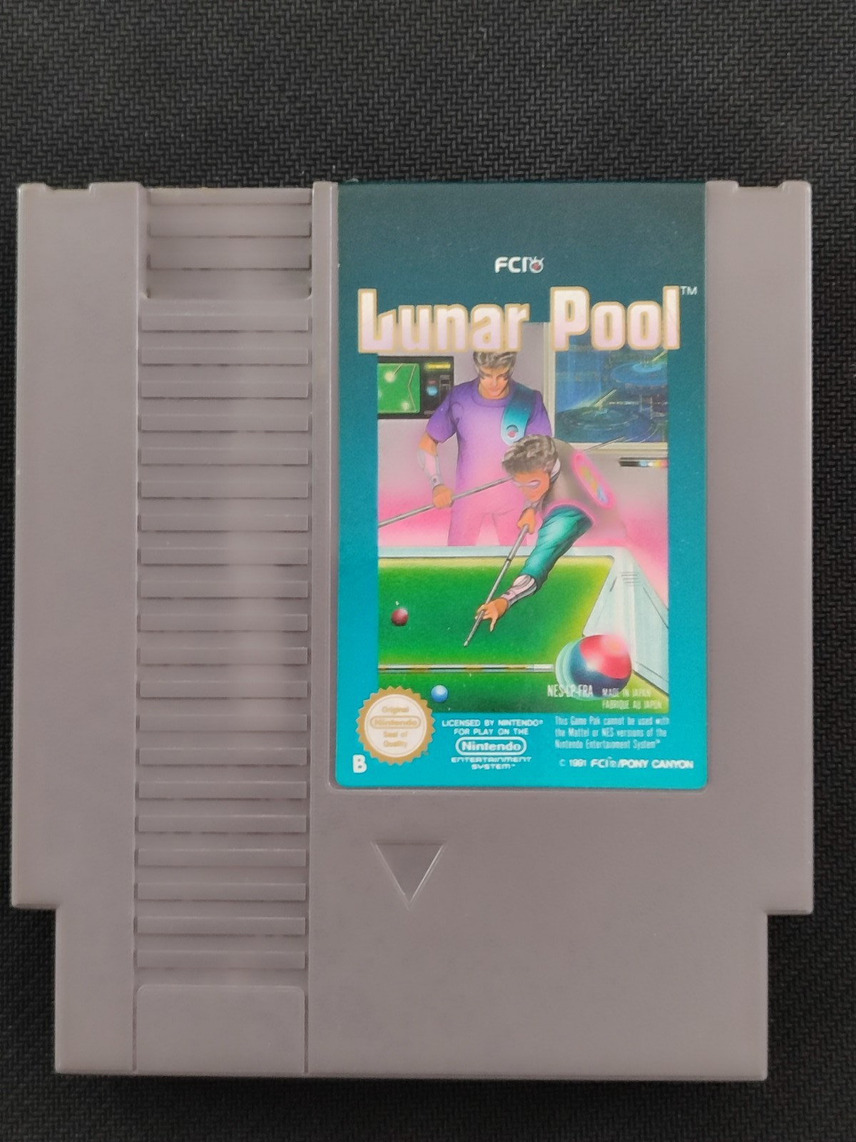 NINTENDO NES jeu LUNAR POOL The Revenge PAL B cartouche retrogaming
