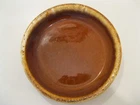VINTAGE HULL POTTERY BROWN DRIP  PIE BAKING  DISH  9 1/2"  USA OVEN PROOF