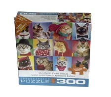 Eurographics Puzzle 300 XL Piece Silly Cats 19"x26" New Sealed