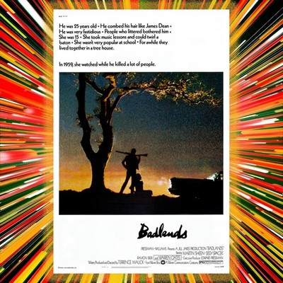 Badlands - 1973 | Box Office Hit | 24 In x 36 In Poster