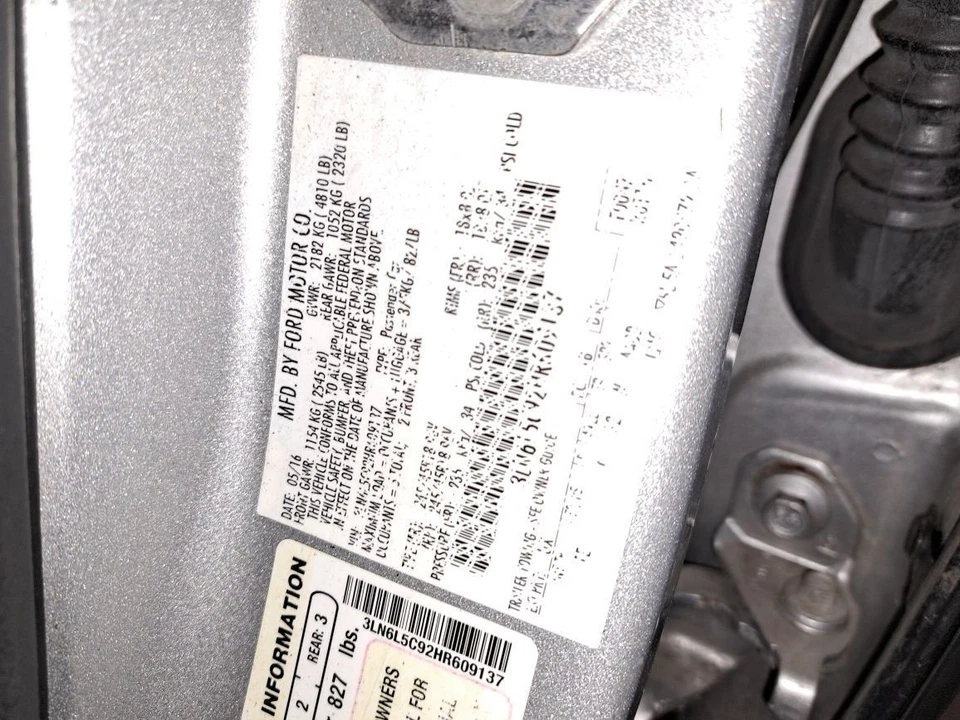 Brake Master Cylinder 2017 Mkz Sku#4295832 - Image 2 of 4