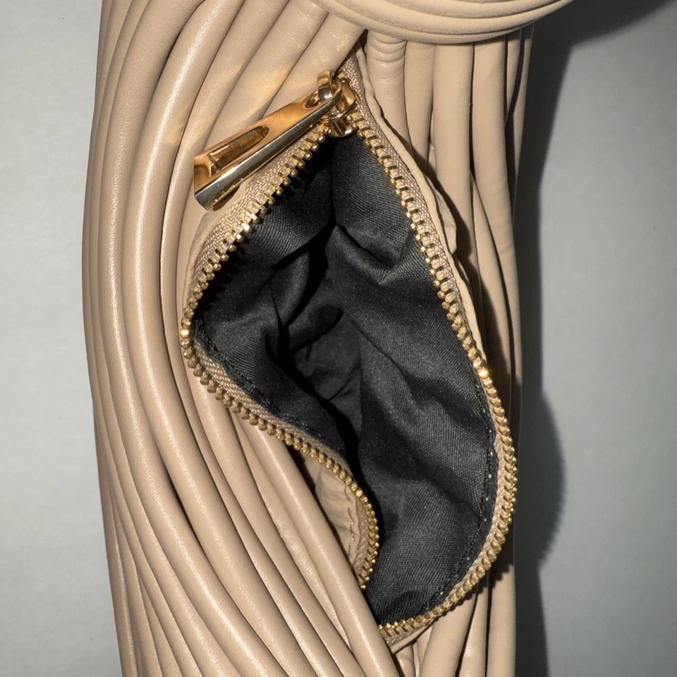 Tiffany & Fred Париж гладкая кожа струнных инструментов сумка женщин бежевый кожаный - Изображение 3 из 4