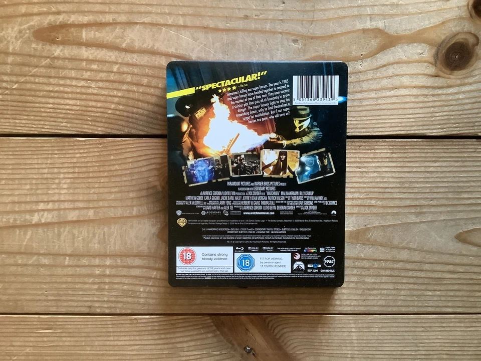 WATCHMEN - EXCLISIVE UK STEELBOOK - BLU RAY - VGC - Image 2 of 2