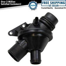 Engine Coolant Thermostat with Housing & Temp Sensor for BMW 2.0L Brand New