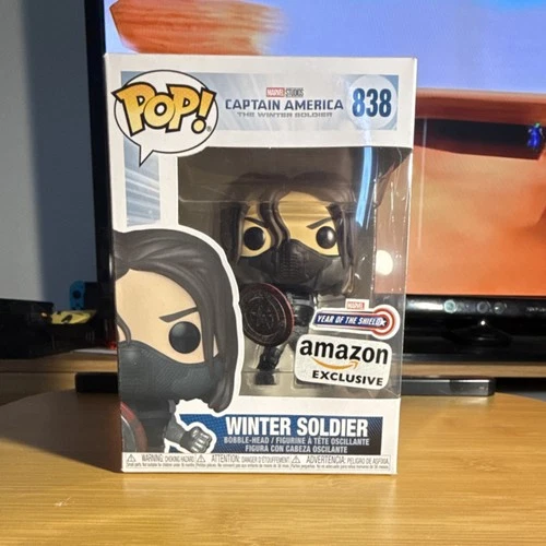 Funko Pop! Marvel Winter Soldier 838 Amazon Exclusive Original Box
