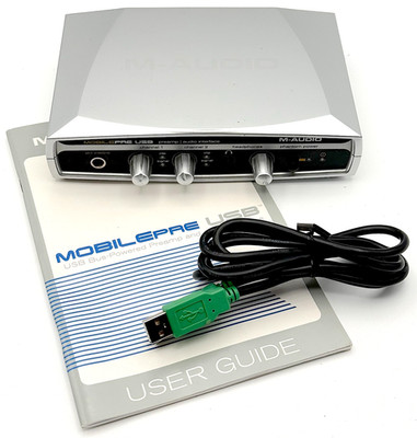 M-Audio Mobile Pre USB Preamp and Audio Interface 48v Phantom Power 200F V1.03
