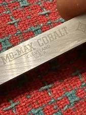 Mo-Max Cobalt 3/8” Tool Bit Blank Cleveland USA 🇺🇸 NOS