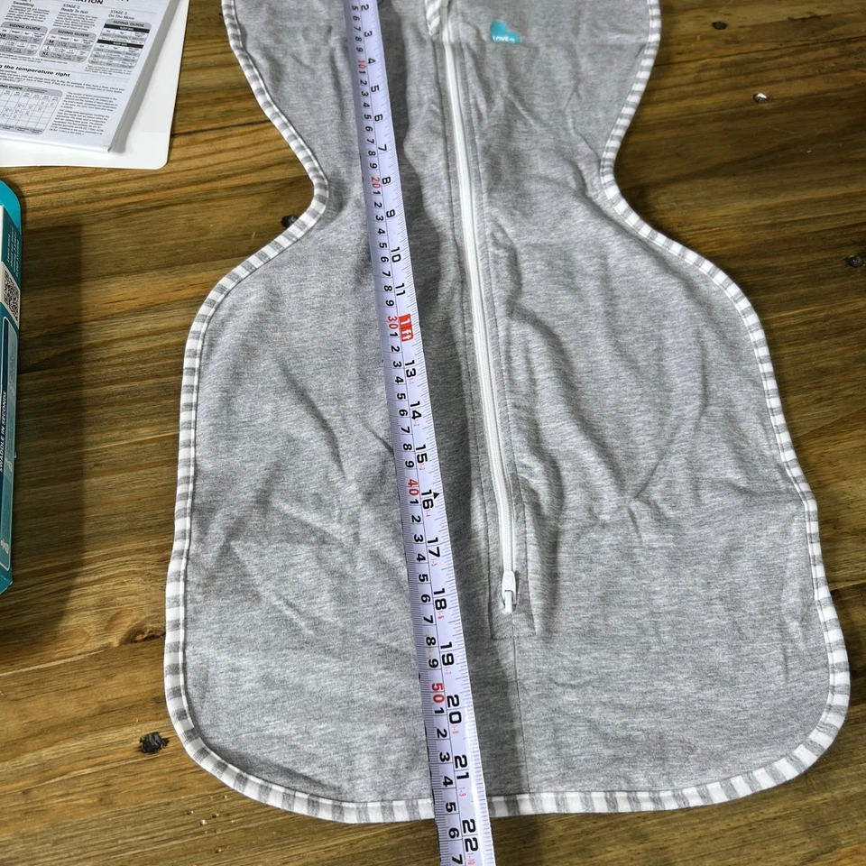 Love to Dream Swaddle Up Gris 8-13 libras Polvoriento Pequeño Foto 3 de 4