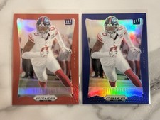 2024 Panini Prizm Deca Brian Burns Giants Double Color Match Blue /149, Red /199