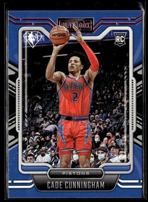 2021-22 Panini Chronicles Playbook Pink Cade Cunningham RC Detroit Pistons #279