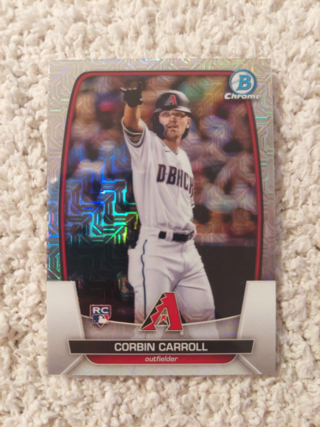 2023 Bowman - Corbin Carroll #73 Chrome Mojo Refractor (RC)