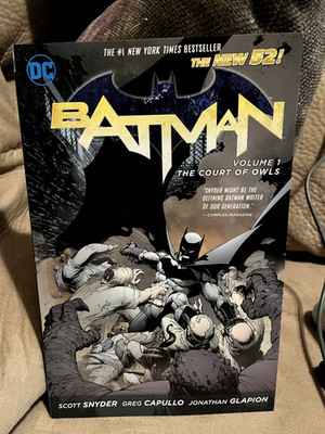 Batman Vol. 1: The Court of Owls (New 52) DC TPB, Scott Snyder, Greg Capullo NEW