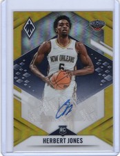 Herbert Jones Rookie Auto RC 2021 Panini Phoenix Gold Prizm #PRA-HER 10/10