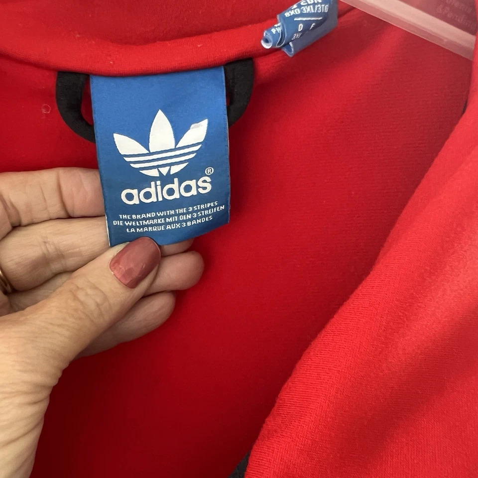 Chaqueta de Pista Adidas Para Hombre Talla 3XL Multicolor Cremallera Completa Trifoil Logo Bloque de Color Foto 4 de 4
