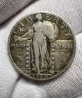 1929 Standing Liberty Quarter. Nice Coin With Some Detail!