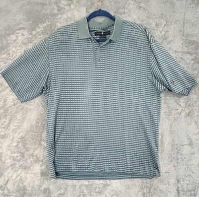 Nike Tiger Woods Collection Polo Shirt Mens Large Dri Fit Golf Green Performance