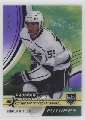 2021-22 Synergy Exceptional Futures Purple /199 Quinton Byfield Rookie RC 0nr3