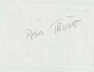 Petra Thümer D SW 400m F OS 1976/1 Org. Sig.