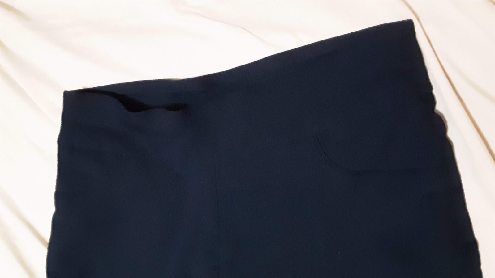 Ruby Rd  Petite 12 Navy Flat Front Stretch Pull-O… - image 8