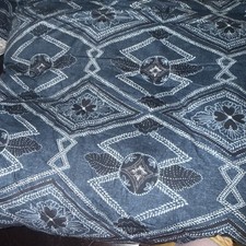 Ralph Lauren King Comforter 2 Shams Francois Navy Cotton New