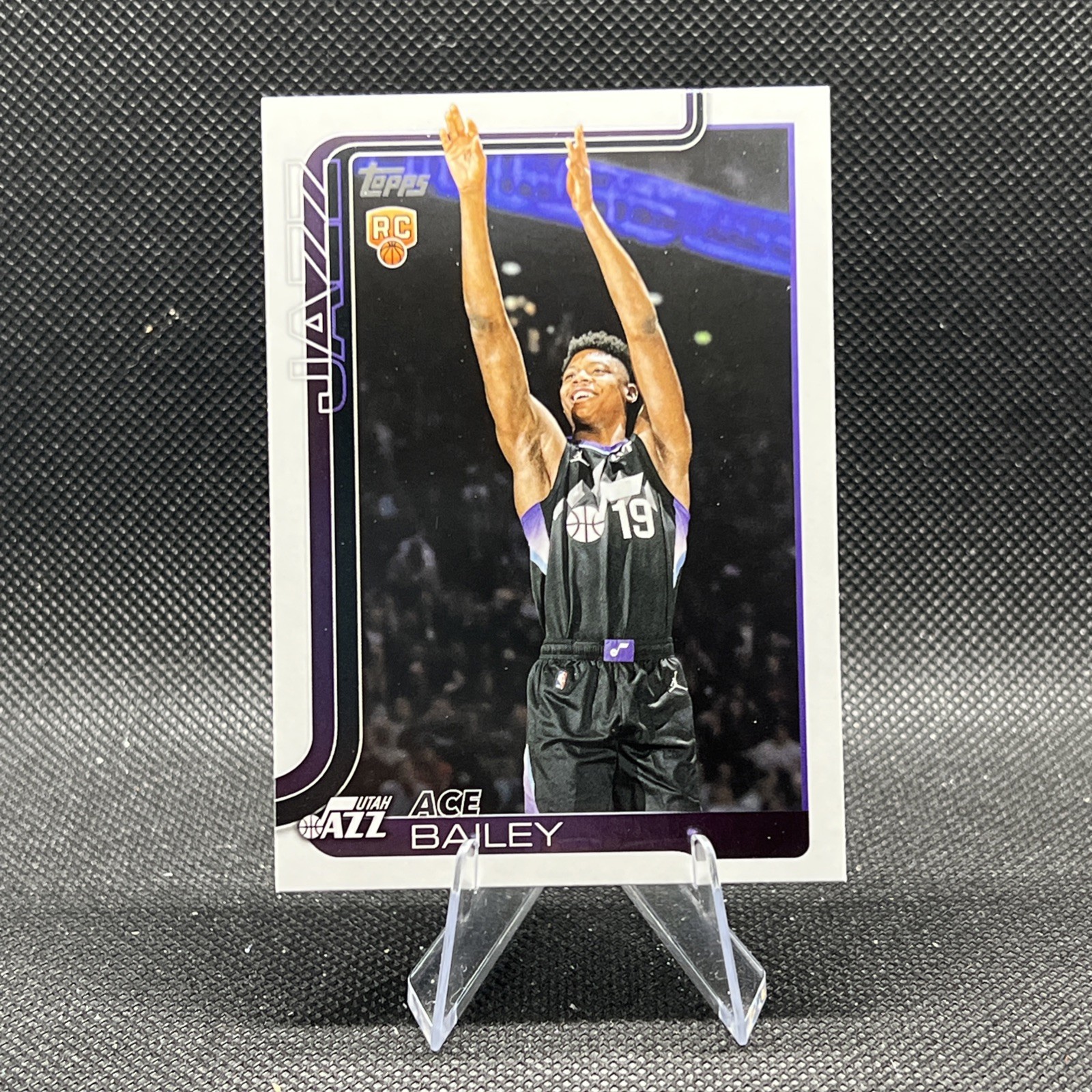 2025-26 Topps Basketball Ace Bailey #205 Base Rookie Card Jazz 