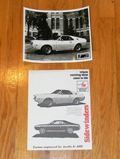 Amc 1969 1970 Trendsetter Products Sidewinders Sidepipes Press Photo Data Sheet