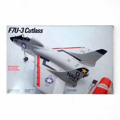 1988 Testors Fujimi Vought F7U-3 Cutlass 1:72 Scale Kit 345 Factory Sealed Model