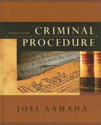 Criminal Procedure - Hardcover By Samaha, Joel - GOOD