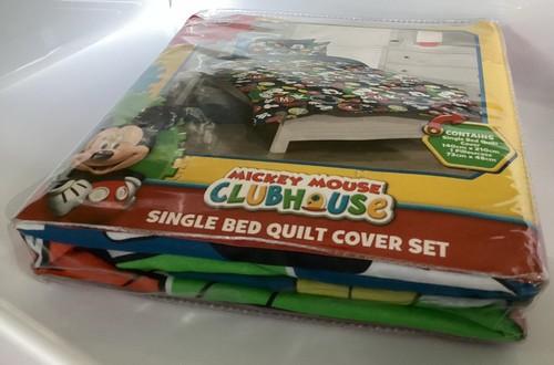 Mickey Mouse Clubhouse Single Bed Quilt Cover Set. Brand New sealed SAFE PACK - Picture 4 of 10