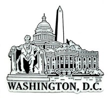 Washington D.C. Monuments Fridge Magnet