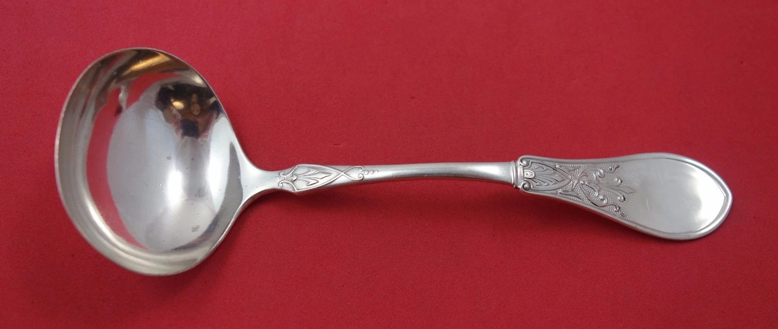 Gem by Schulz & Fischer Sterling Silver Sauce Ladle 6 1/4" Rare CA Silver
