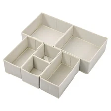 6 Pack Drawer Organizers For Clothing Dresser Drawer Organizer Clothes Fabric Fo