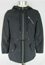 Empyre Clothing Women's Black Delray Style Full-zip Coat