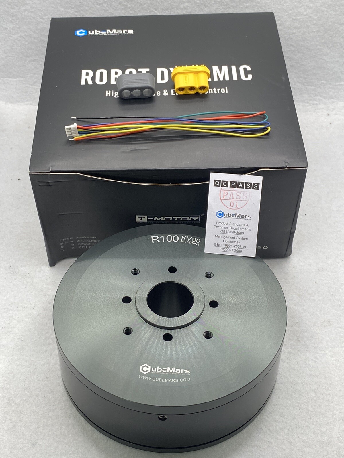 CubeMars R Series Outrunning Torque Motor R100 KV90 For Robot Dynamics W/ Sensor