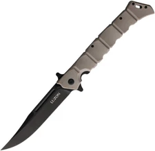 Cold Steel Large Luzon Pocket Knife Linerlock Dark Earth Folding 8Cr13 