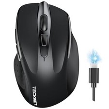 Wireless Mouse BT5.0/3.0 2.4G Rechargeable 4800 DPI Silent Mouse 8 Buttons ...